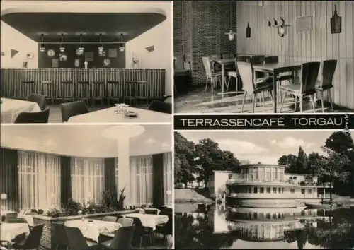 Ansichtskarte Torgau Terrassencafé 1972