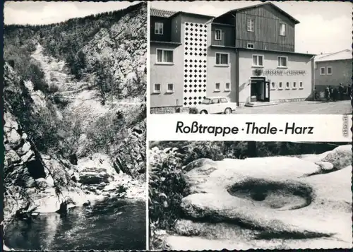 Ansichtskarte Thale (Harz) Schurre, Berghotel, Hufmal 1971