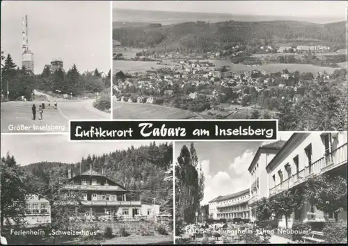 Tabarz/Thüringer Wald Großer Inselberg, Ferienheim "Schweizerhaus",  1983