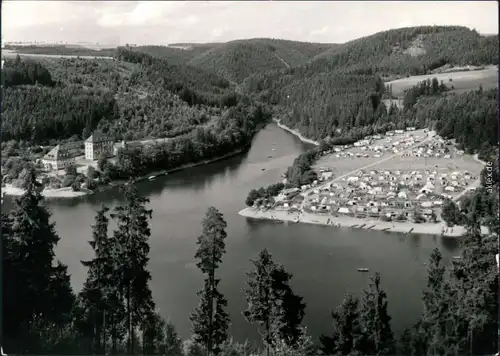 Ansichtskarte Linkenmühle Campingplatz an der Hohenwartetalsperre 1975