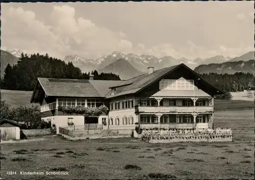 Ansichtskarte Fischen im Allgäu Kinderheim Schönblick 1965 