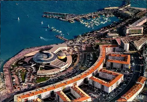 Royan Le Casino et le Port - Cote de Beaute/Luftbild vom Casin Jachthafen 1993