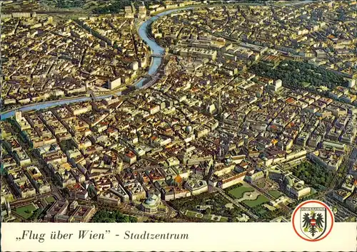 Ansichtskarte Wien Luftbild 1966