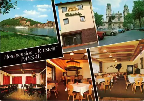 Ansichtskarte Passau Hotelpension Rittsteig 1976