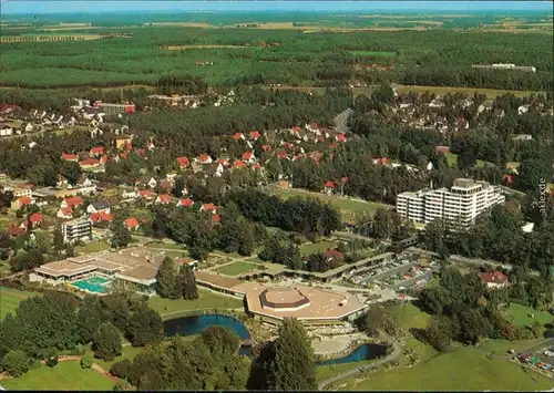 Ansichtskarte Bad Bevensen Luftbild: Kurzentrum 1977