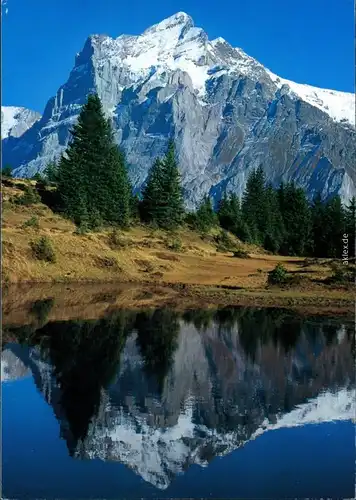 Ansichtskarte Grindelwald Wetterhorn mit Bergsee im Vordergrund 2005