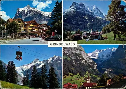 Ansichtskarte Grindelwald Panorama-Ansichten 1970