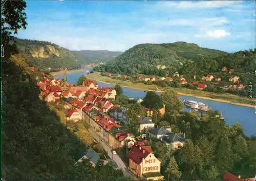 Ansichtskarte Wehlen Sächsische Schweiz 1978 
