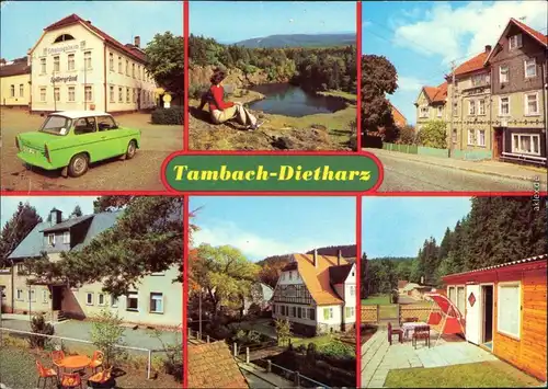 Tambach-Dietharz FDGB-Erholungsheim  Am Kratersee , HO-Gaststätte  1982