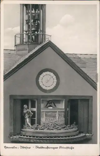 Ansichtskarte Hameln Rattenfänger Uhr - Rathaus 1959 