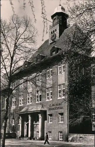 Ansichtskarte Spremberg Grodk Karl-Marx-Oberschule 1963