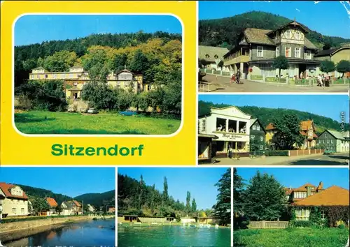 Sitzendorf Hotel Bergterrasse, Erholungsheim, Hauptstraße, Schwarza, Bad g1986