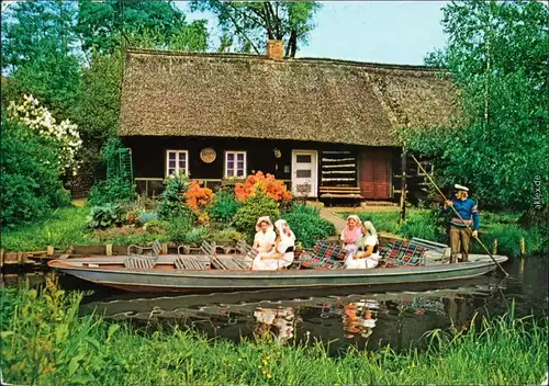 Lübbenau (Spreewald) Lubnjow Spreewald, Kahn Ansichtskarte g1977