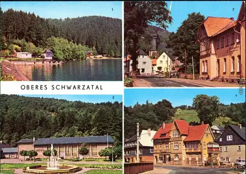 Schwarzburg Schwarzastausee  Oelze,  Klubhaus Herbert Wanke, Katzhütte 1984