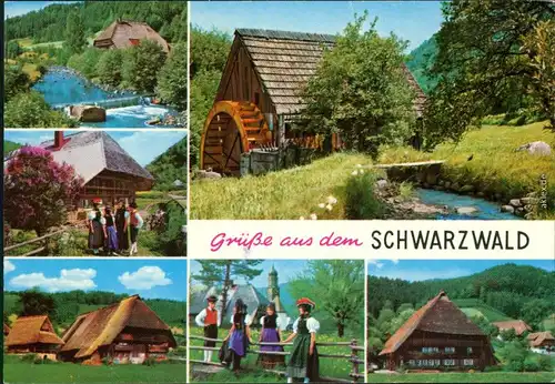 Baden-Württemberg  Schwarzwald  Trachten und Fachwerkhäuser und Mühlen 2008