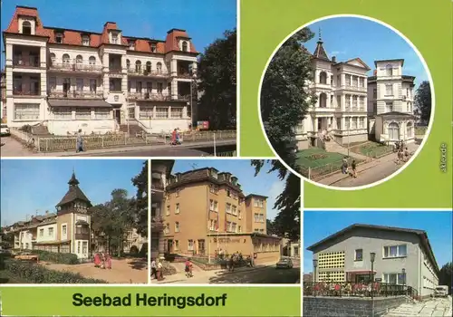 Heringsdorf Usedom FDGB-Erholungsheime "Guiseppe di Vittorio" g1989