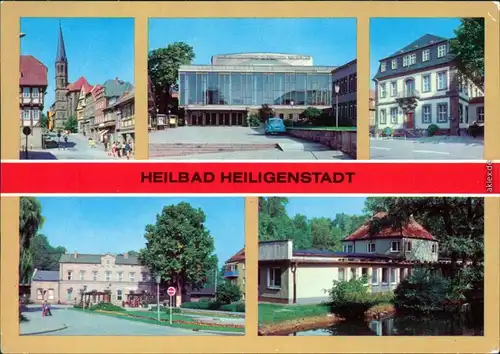 Heilbad Heiligenstadt Am Berge,  Rathaus, Bahnhof  1982