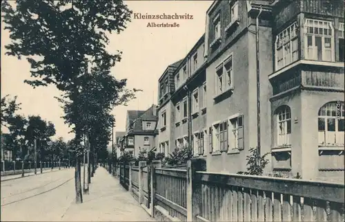 Ansichtskarte Zschachwitz-Dresden Albertstraße 1915 