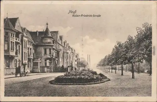 Ansichtskarte Neuss Kaiser Friedrich Straße 1915 