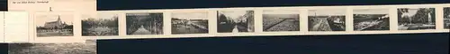 Ansichtskarte Kolberg Kołobrzeg Strandschloß - Leporello 1914 Leporello
