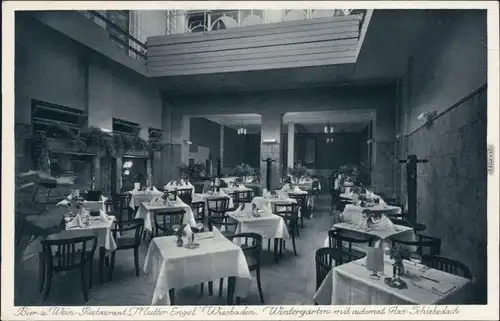 Wiesbaden Bier und Wein-Restaurant Mutter Engel - Langgasse 1928 