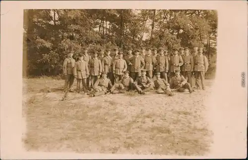 Ansichtskarte  Soldatengruppe - Wk1 - Privatfotokarte 1916 