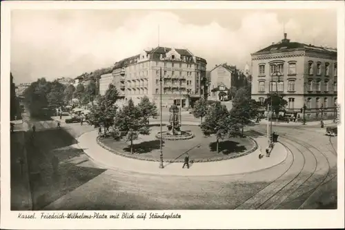 Ansichtskarte Kassel Cassel Friedrich-Wilhelmplatz, Ständeplatz 1929 