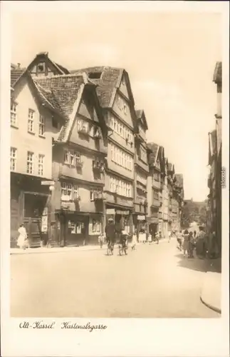 Ansichtskarte Kassel Cassel Kastenalsgasse 1933