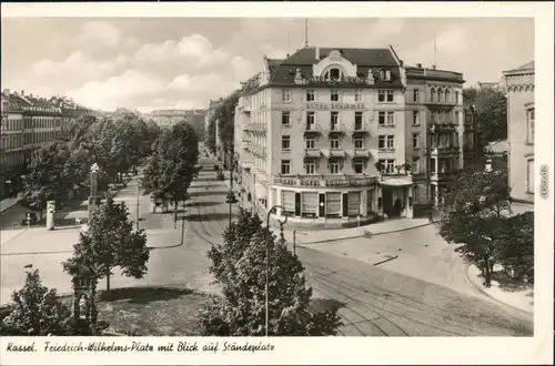 Kassel Cassel Friedrich-Wilhelmplatz, Ständeplatz - Hotel Schirmer 1932