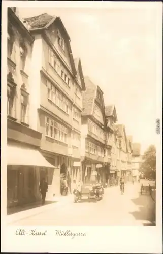 Ansichtskarte Kassel Cassel Müllergasse 1932