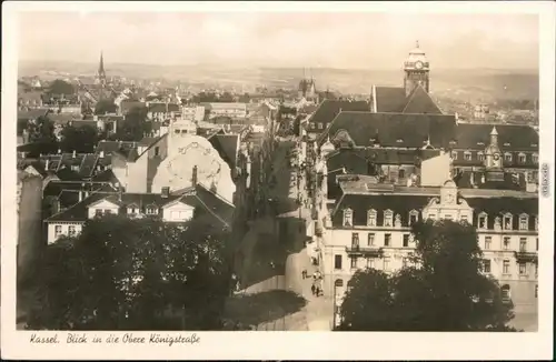 Ansichtskarte Kassel Cassel Obere Königstrasse 1932