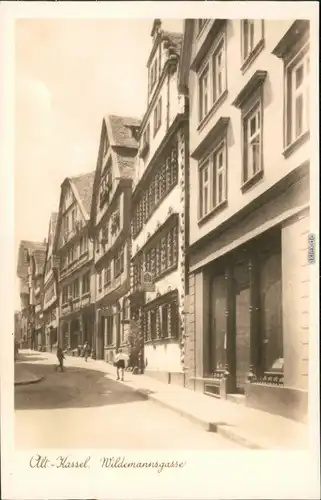 Ansichtskarte Kassel Cassel Wildemanngasse 1929 