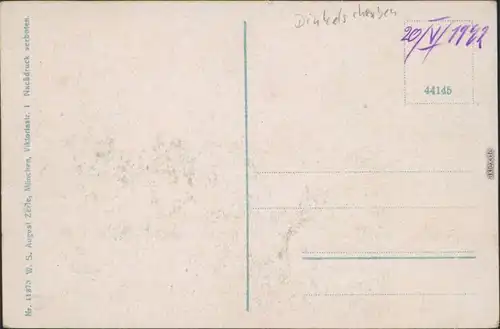 Ansichtskarte Ziemetshausen Stadtpartie LK Günzburg 1913