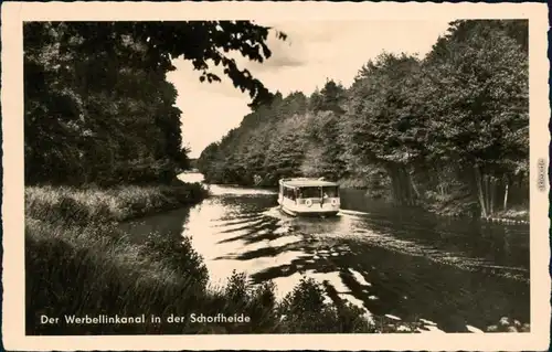 Ansichtskarte Schorfheide Werbellinkanal 1960