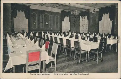 Ansichtskarte Bad Nauheim Deutsches Kurheim - Speisesaal 1931 