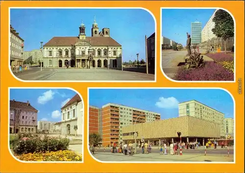 Magdeburg Rathaus, Karl-Marx-Straße   Bremer Straße 1980