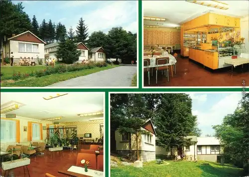Ansichtskarte Geyer Betriebsferienheim des VEB Braunkohlenwerk Regis 1988