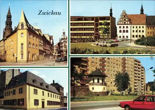 Zwickau Schiffchen, Polytechnische Oberschule  Neubaugebiet Alter Steinweg 1989