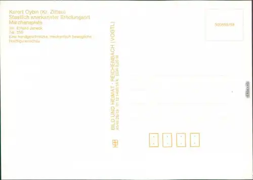 Oybin Märchenspiele - Märchenspiele - Handgeschnitzte    Holzfigurenschau 1989