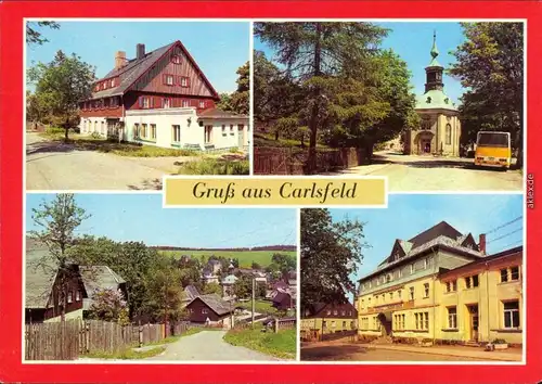 Carlsfeld-Eibenstock FDGB-Erholungsheim Otto Hempel, Kirche, Teilansicht 1983