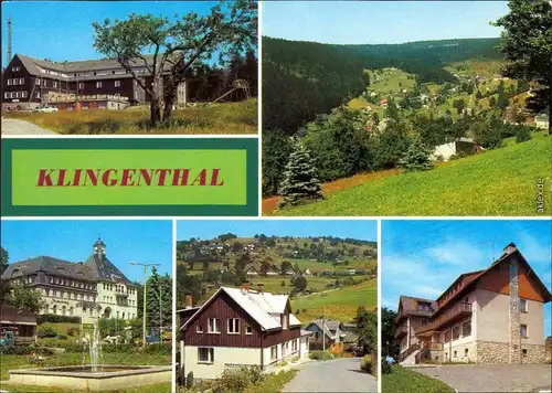 Klingenthal Jugendherberge Klement Gottwald, Übersicht, Rathaus 1983