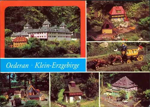 Oederan Miniaturpark Klein-Erzgebirge - Schloß Augustusburg, Feuerwehr im  1981