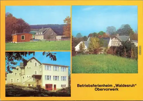 Obervorwerk-Lengefeld (Erzgebirge) Betriebsferienheim Waldsruh 1980