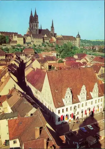 Ansichtskarte Meißen Dom und Schloss Albrechtsburg 1981