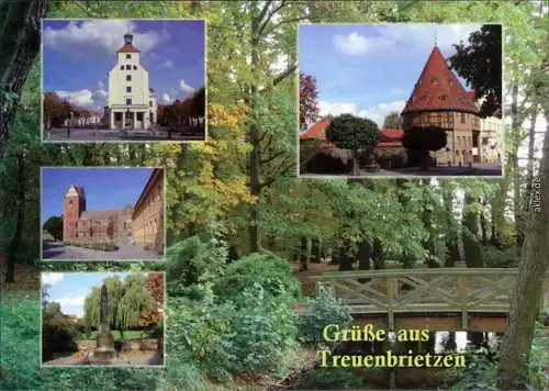 Treuenbrietzen Rathaus mit Sabinchenbrunnen, Heimatmuseum,   1995