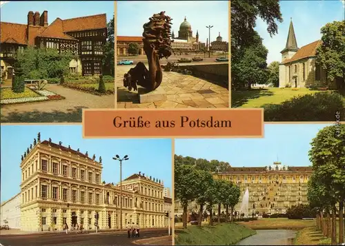 Potsdam Schloß Cecilienhof, Wilhelm Külz Straße, Schloß Sanssouci 1988