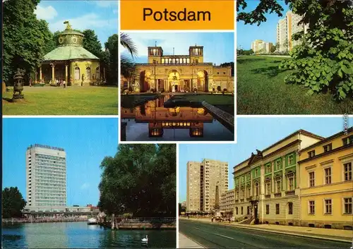 Potsdam  Sanssouci Orangerie, Leninallee, Interhotel "Potsdam",  Museum 1988