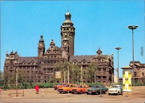 Ansichtskarte Leipzig Neues Rathaus 1980