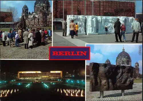 Ansichtskarte Berlin Marx-Engels-Forum 1986
