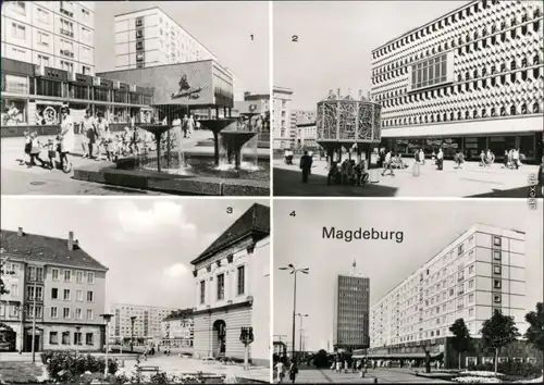 Magdeburg Karl-Marx-Straße, Kaufhaus Centrum Warenhaus, Alter Markt g1981